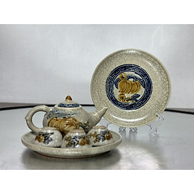 Mua Ấm Chén Men Rạn Đồ Thờ Cúng Bát Tràng - hàng chuẩn Đồ thờ gốm Bát Tràng - Nghệ nhân chế tác tinh sảo
