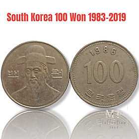 Mua Đồng xu South Korea 100 Won 1983-2019