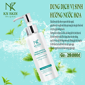 DUNG DỊCH VỆ SINH PHỤ NỮ HƯƠNG NƯỚC HAO PHÁP 250ml Giúp làm sạch dịu nhẹ cơ quan sinh dục ngoài, giúp khử mùi và ngăn mùi hiệu quả mang lại cảm giác thoải mái và tự tin, giúp dưỡng ẩm da.