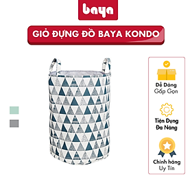 Mua Túi Vải Đựng Đồ BAYA KONDO Giỏ Đựng Đồ Giặt Màu Sắc Trẻ Trung  Họa Tiết Nổi Bật  Thiết Kế Tiện Dụng  Gọn Nhẹ  Giúp Không Gian Ngăn Nắp  Sắp Xếp Khoa Học