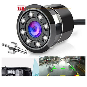 Mua ROGTZ Camera Lùi Dành Cho Ô Tô Chống Nước 8 LED Tròn - Hàng Nhập Khẩu