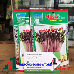 Combo 5-10 gói hạt giống rau Mầm củ cải Malady nảy mầm tốt, năng suất cao- gói 30g