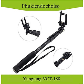 Gậy tự sướng Chân monopod Yunteng 188, dùng cho điện thoại, máy ảnh