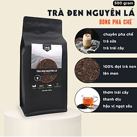 Trà Đen Nguyên Lá Dalat Farm - Túi thiếc 500g