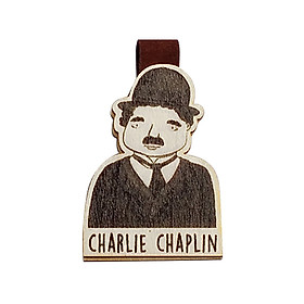 Bookmark gỗ nam châm Charlie Chaplin