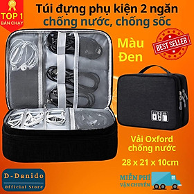 Mua Túi Đựng Phụ Kiện Điện Thoại 2 Ngăn Lớn Cải Tiến Nhiều Ngăn Chống Nước  Chống Sốc - Hàng Chính Hãng D Danido