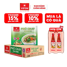Thùng 30 phở chay rau nấm vifon