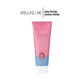 Kem Dưỡng Thể AROUND ME Dạng Gel Chiết Xuất Trái Đào Vita Aqua Gel Body Cream Peach 230ml