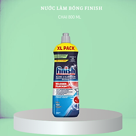 Nước làm bóng và khô chén, đĩa Finish Dishwasher Shine & Dry Regular 800ml PTT017394