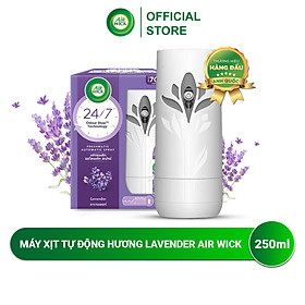 Máy xịt thơm phòng AIRWICK hương Lavender, Anh Quốc, hương thơm sang trọng, công nghệ tự động thích hợp mọi không gian