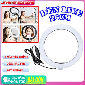 Mua Linh Kiện Đèn LiveStream 26cm Led Ring Phụ Kiện Đèn Live