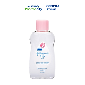 Dầu mát-xa và dưỡng ẩm Johnson Baby Oil (200ml)