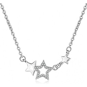 Dây chuyền bạc Mặt cánh sao  - Nhãn hiệu PANMILA bạc PA60 (TS-DC-A5)