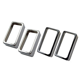 Pack Of 4 Electric Guitar Humbucker Pickup Covers For Guitar Bass Parts