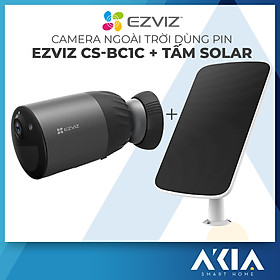 Camera pin sạc wifi Ezviz BC1C eLife Video 1080P, 2.0 Megapixel, sử dụng năng lượng mặt trời