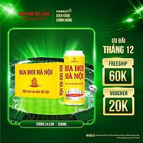 Bia Hơi Hà Nội - Thùng 24 lon 500ml