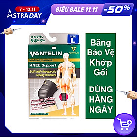 Hình ảnh Băng Bảo Vệ Khớp Gối Bó Gối Vantelin Support Knee size L