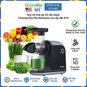 Mua Máy ép trái cây tốc độ chậm thương hiệu cao cấp Biolomix SJE-070 - Công suất 150W - HÀNG NHẬP KHẨU