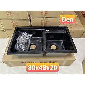 Mua Chậu rửa chén bát đá nhân tạo - kích thước 80*48*20