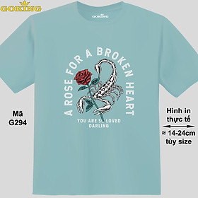 A Rose for a Broken Heart, mã G294. Áo thun siêu đẹp cho cả gia đình. Form unisex cho nam nữ, trẻ em, bé trai gái. Quà tặng ý nghĩa