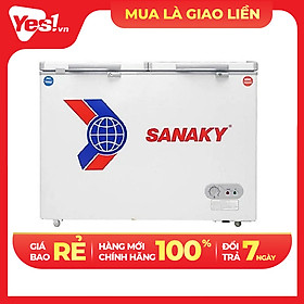 Tủ Đông Dàn Đồng Sanaky VH-2299A1 1 Ngăn 2 Cánh - Hàng Chính Hãng