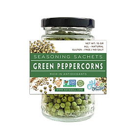 Hạt Tiêu Xanh Sấy Lạnh Havafoodies Hủ Thuỷ Tinh 15g – Green Peppercorns