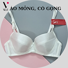 Áo lót nữ nâng ngực trơn, mỏng, có gọng Vicci AV.06 (phiên bản nâng cấp của AV.04) cúp chéo, dây vai có thể tháo rời, mềm mại, thoải mái tuyệt đối