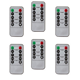 6pcs 10-key Remote Control With 24-hour Timer Function For Creative LED