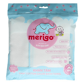 Khăn Tắm Merigo Bông Bạch Tuyết TPGA.TP243 (80 x 80 cm)