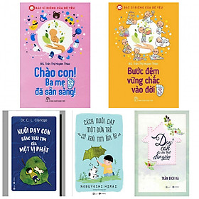 [Download Sách] Combo chào con ba mẹ đã sẵn sàng +bước đệm vững chắc vào đời+ nuôi dạy con bằng trái tim của một vị Phật+cách nuôi dạy một đứa trẻ có tái tim ấm áp+dạy con đoi khi thật đơn giản(bản đặc biệt tặng kèm bookmark AHA)