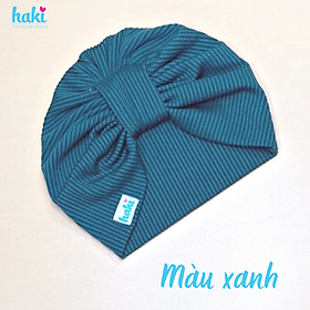 Mũ turban màu trơn vân kẻ HAKI