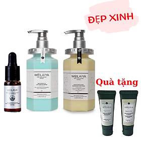 Combo Gội Xả phục hồi đa tầng Nấm Truffle Weilaiya và Huyết Thanh Mọc Tóc Weiliaya 5ml Tặng Kèm Gội (Xả) Mini Weilaiya Ngẫu Nhiên