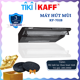 Mua Máy hút mùi cổ điển màu đen 700mm KAFF KF_701B Tặng bộ lọc than thay thế _ Hàng Chính Hãng