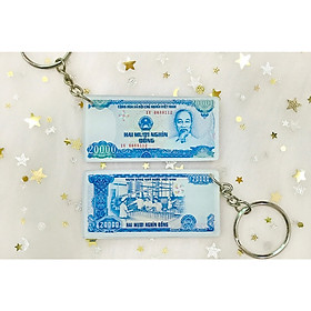 MÓC KHÓA HÌNH TIỀN XƯA - Tờ tiền 20k xanh dương 1991