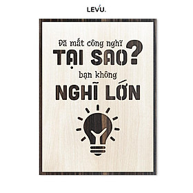 Tranh treo tường tạo động lực LEVU LV037 