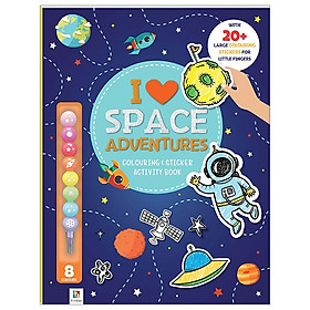 [Download Sách] I Love Space Adventures: Colouring & Activity Book