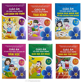 Combo 6 cuốn Giáo Án Tổ Chức Hoạt Động Giáo Dục Âm Nhạc 3-4 tuổi(DT)