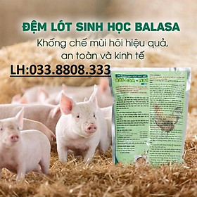 2kg  CHẾ PHẨM SINH HỌC BALASA NO1  - Được dùng làm đệm lót trong chăn nuôi cho các loại vật nuôi- Sử dụng sả