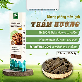 Mua Nhang Trầm Hương MỘC LÂM 29cm 200cây  Nhang Sạch Ít Khói Ít Tàn  Hương Dịu Nhẹ  Nhang Phòng Máy Lạnh