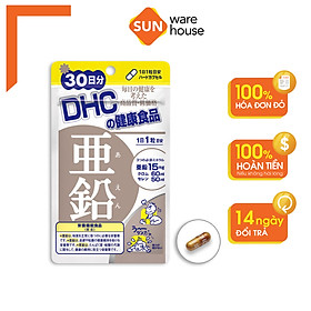 Viên Uống Bổ Sung Kẽm DHC Zin C Cải Thiện Hệ Miễn Dịch