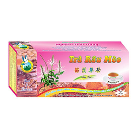 Trà Râu Mèo - Giúp Lợi Tiểu Trừ sỏi Thận - Nguyên Thái Trang - Hộp 50 Túi Lọc X 2gr – Thảo Dược Thiên Nhiên - Tốt Cho Sức Khỏe