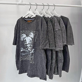 Áo Thun Local Brand Missout Wash Xám Nam Nữ Tay Lỡ Oversize Unisex Full Mạc