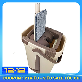 BỘ CÂY LAU NHÀ TỰ VẮT THẾ HỆ MỚI PHIÊN BẢN MINI CÓ KÈM 2 BÔNG LAU ( GIAO MẦU NGẪU NHIÊN)