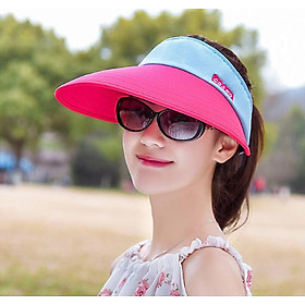 Mũ chống nắng rộng vành nửa đầu phong cách thời trang nón rộng vành thời trang