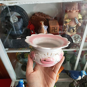 Mua Lư Hương Gốm Hồng Sen(nhiều kích thước
