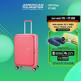 Vali kéo American Tourister Curio Spinner EXP TSA Book Open