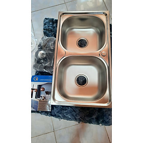 Mua Chậu rửa chén bát 2 hộc KT 78x43cm