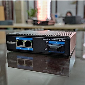 Mua Thiết bị switch converter công nghiệp 2 cổng 10/100