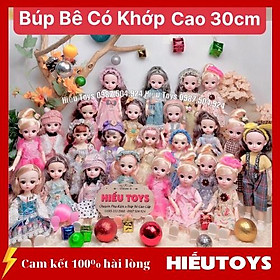 Búp Bê Bjd 30cm Có Khớp Chắc Chắn Mặt Xinh Váy Mẫu Mới Búp Bê Cho Bé Gái Từ 2 Đến 6 Tuổi Đồ Chơi Trẻ Em