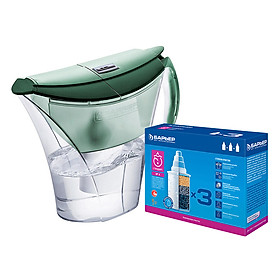 Mua Combo Ca Lọc Nước Barrier Smart + Bộ 3 Lõi Lọc Nước FC-STD-X3 - Xanh Lá